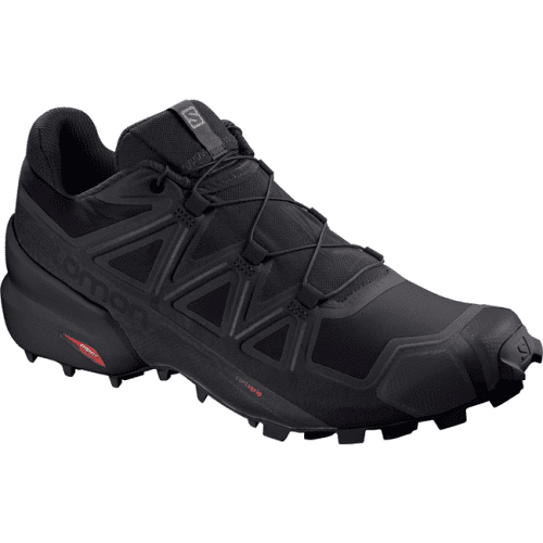 Men's Salomon Speedcross 5, Black, 10mm Drop, Running Trail